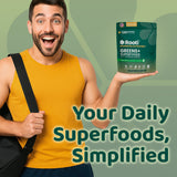 BIOGREENS NUTRICORE+ 7-in-1 Multivitamin Superfood with Spirulina, Chlorella, Prebiotics, Fiber & Adaptogens