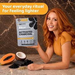 Rooti® Activated Charcoal | 3-in-1 Digestive Support Gummies | Prebiotics & Probiotics